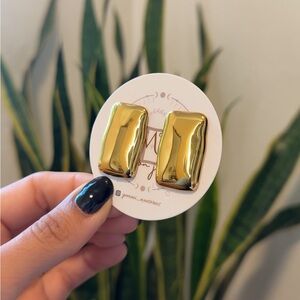 Gold Statement Earrings